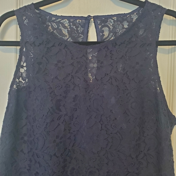 Navy Blue J Crew Dress Size 10/12 - Picture 3 of 5
